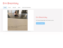 Tablet Screenshot of erinbreznitsky.com